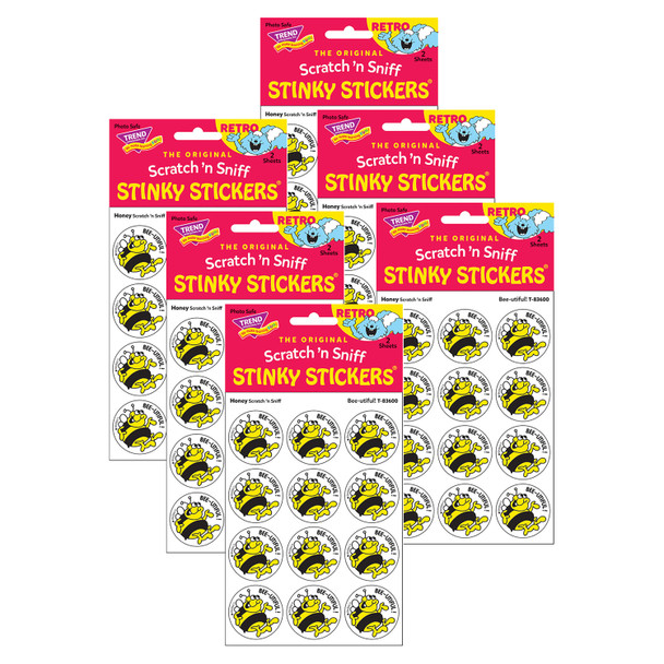 Stickers Beeutiful Honey Scent - 24 Count - Pack of 6