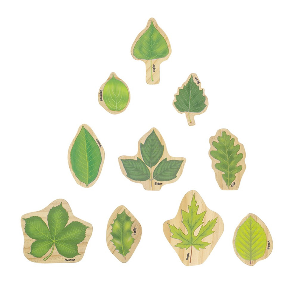 Wooden Stacking Leaves