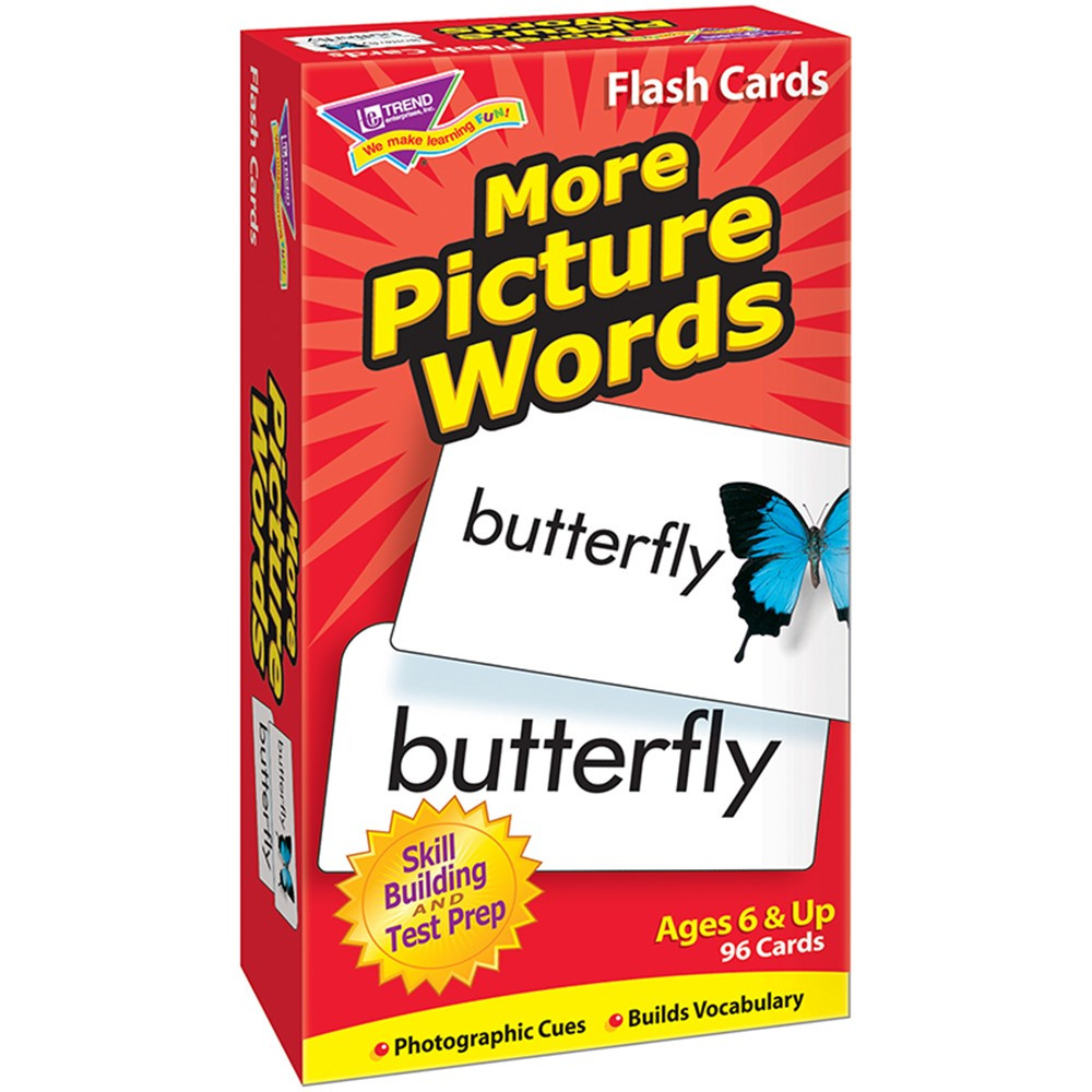 T-53005-3 More Picture Flash Cards - Pack of 3