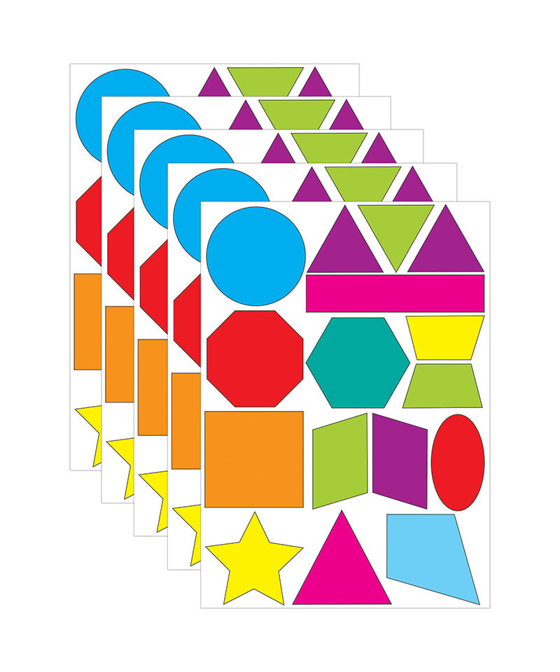 ASH10065-5 Math Die Cut Magnets Shapes - Pack of 5