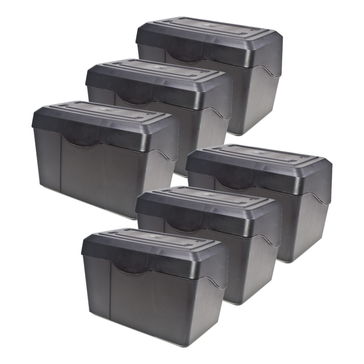 3 x 5 in. Card Holder, Black - Pack of 6