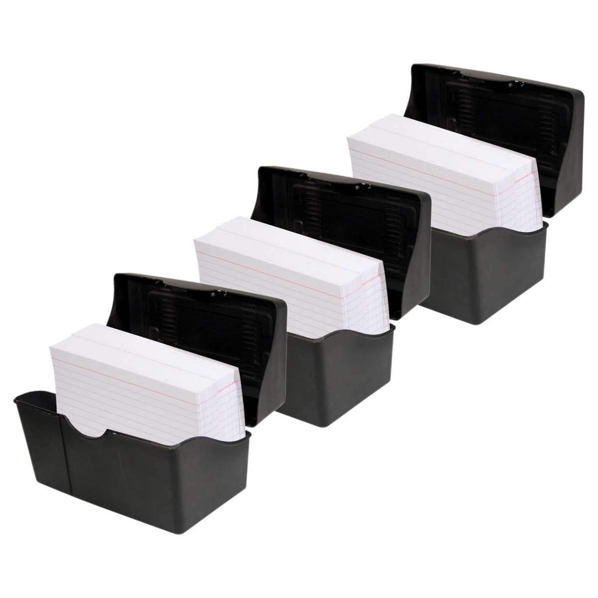 Card Holder, Black - 5 x 8 in. - Pack of 3