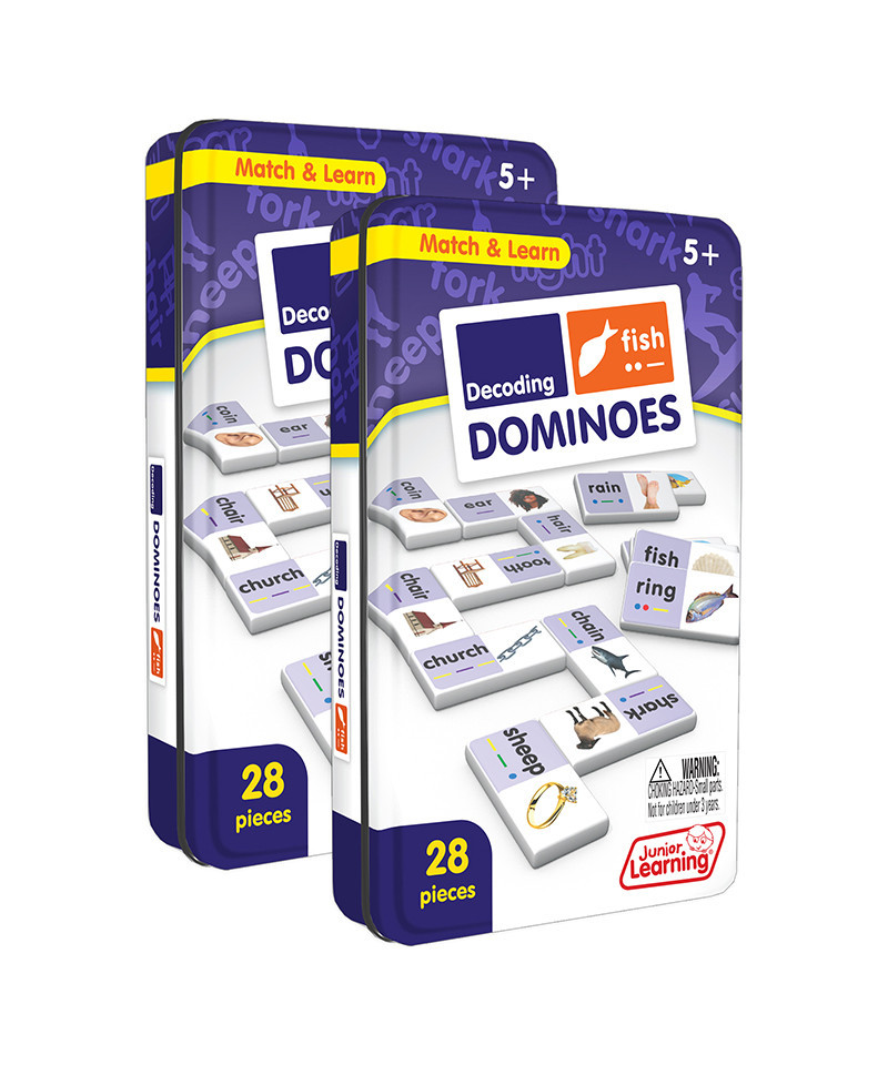 Picture of Junior Learning JRL670-2 Decoding Dominoes for Learning - Pack of 2