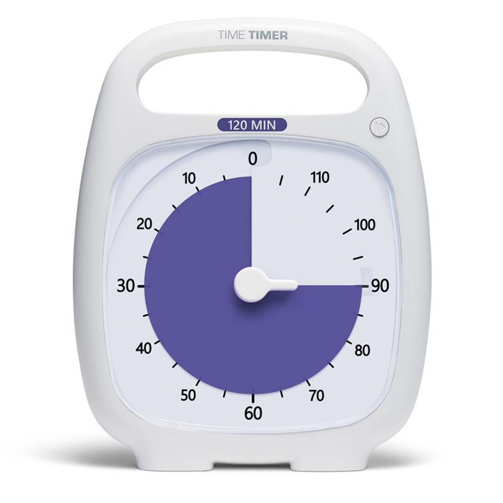 Plus 120 Minute Timer, White
