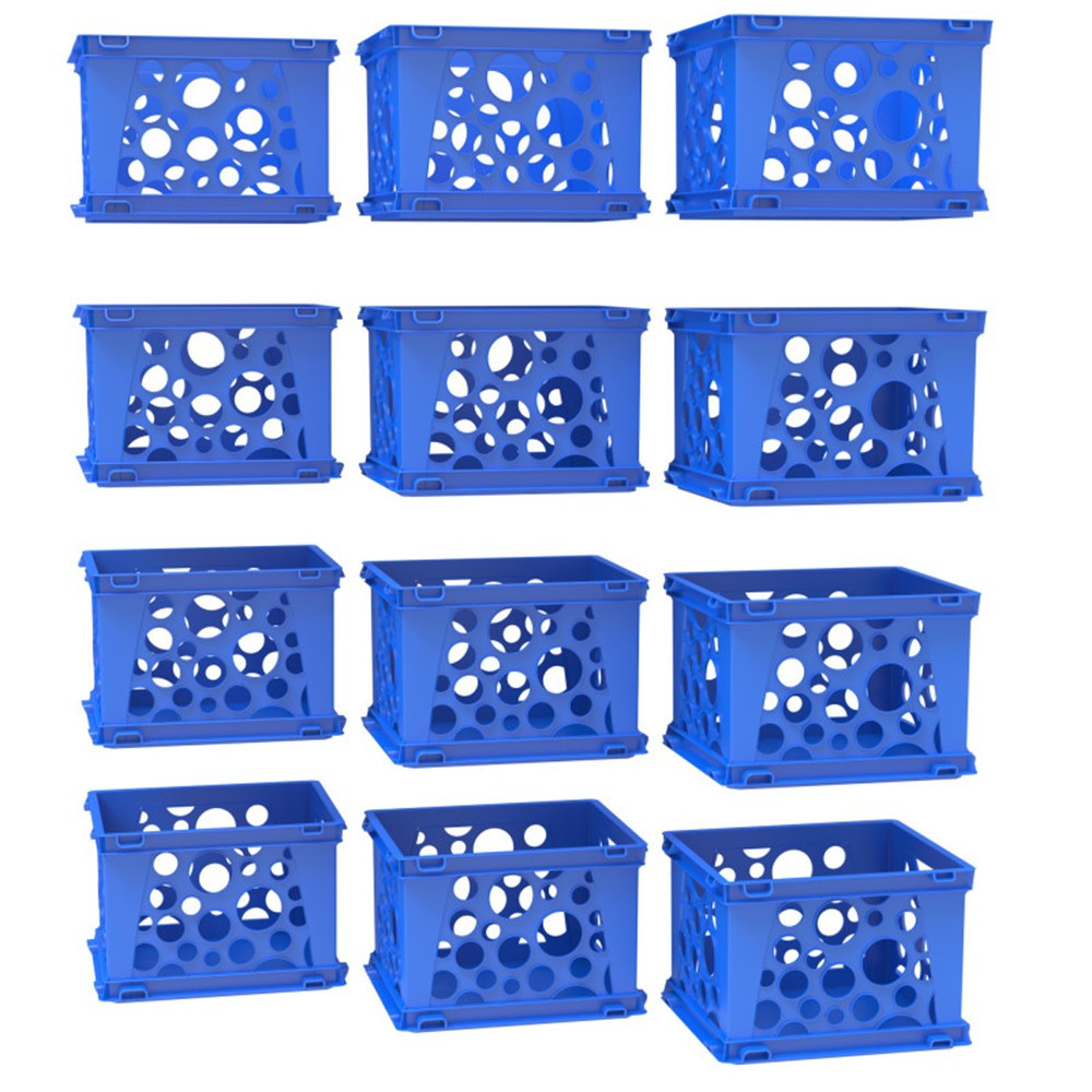 Mini Crate, Blue - Pack of 12