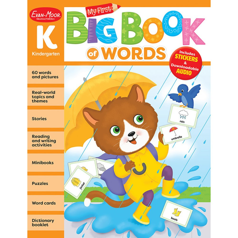 EMC3102 My First Big Book of Words, Grade K