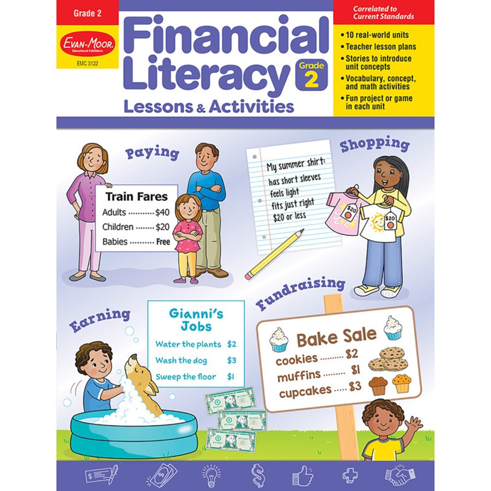 EMC3122 Financial Literacy Lessons & Activities, Grade 2