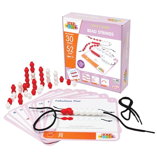 JRLMC104 Mathcubes Bead Strings Activity Set, Multi Color