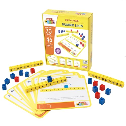 JRLMC105 Mathcubes Number Lines Activity Set, Multi Color