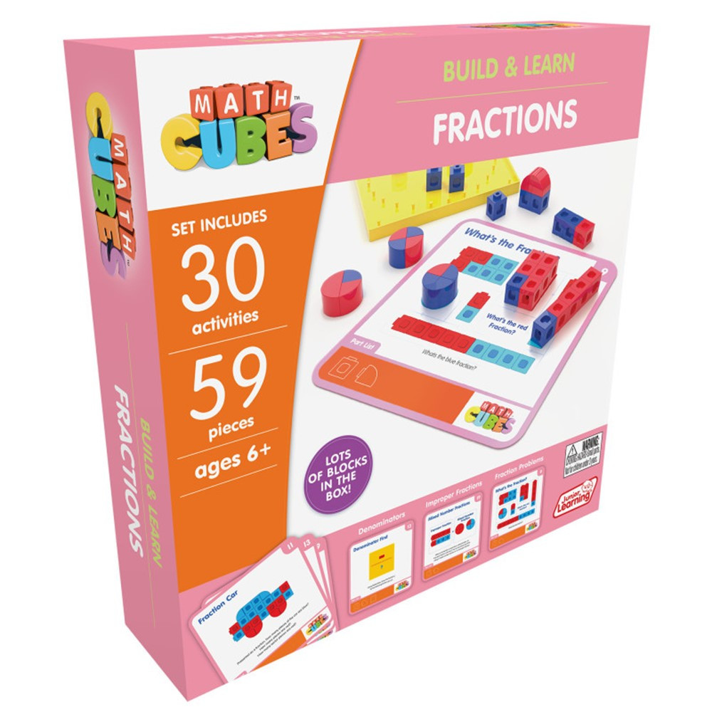 Picture of Junior Learning JRLMC109 Mathcubes - Fractions