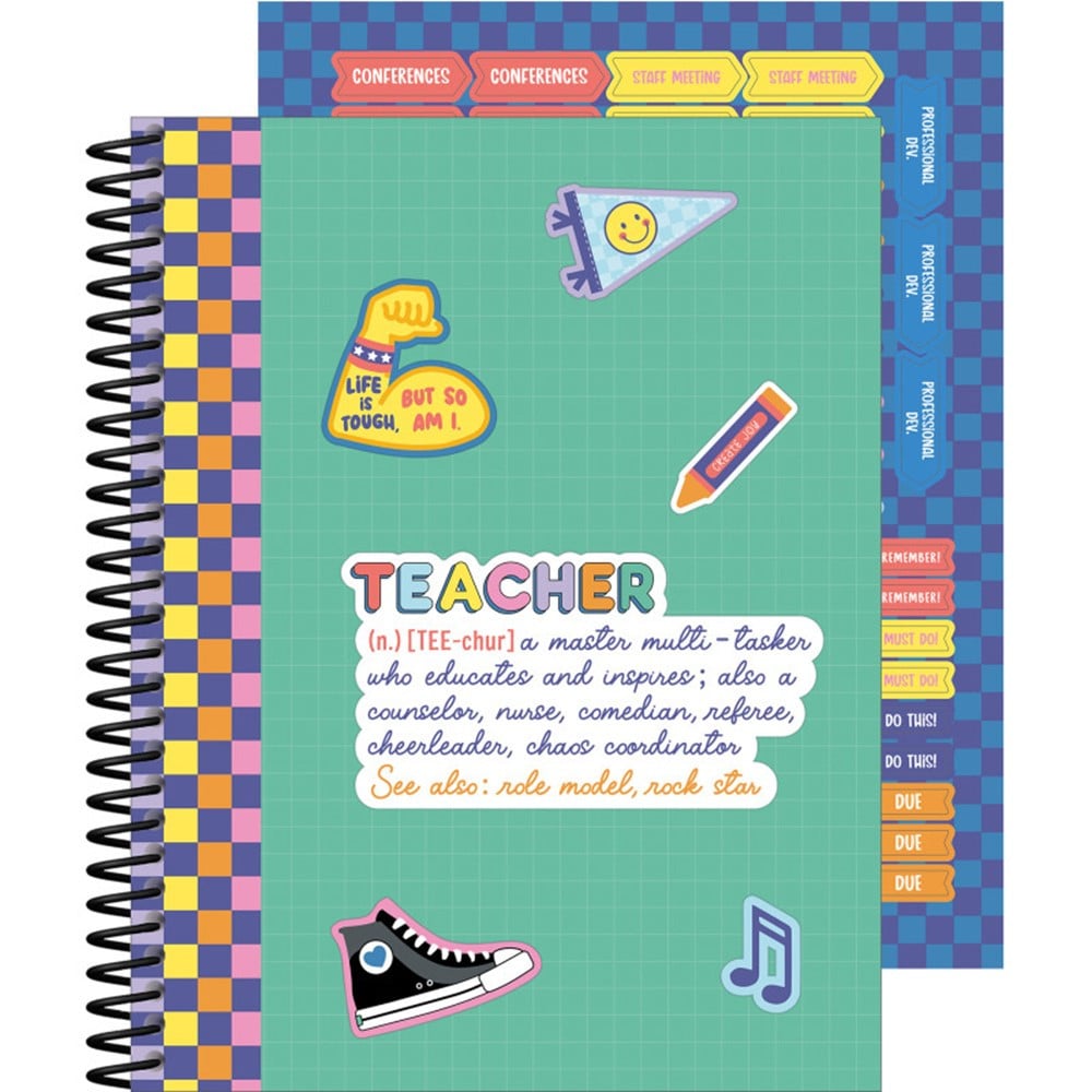 Picture of Carson Dellosa Education CD-105050 We Stick Together Teacher Planner - 128 Pages