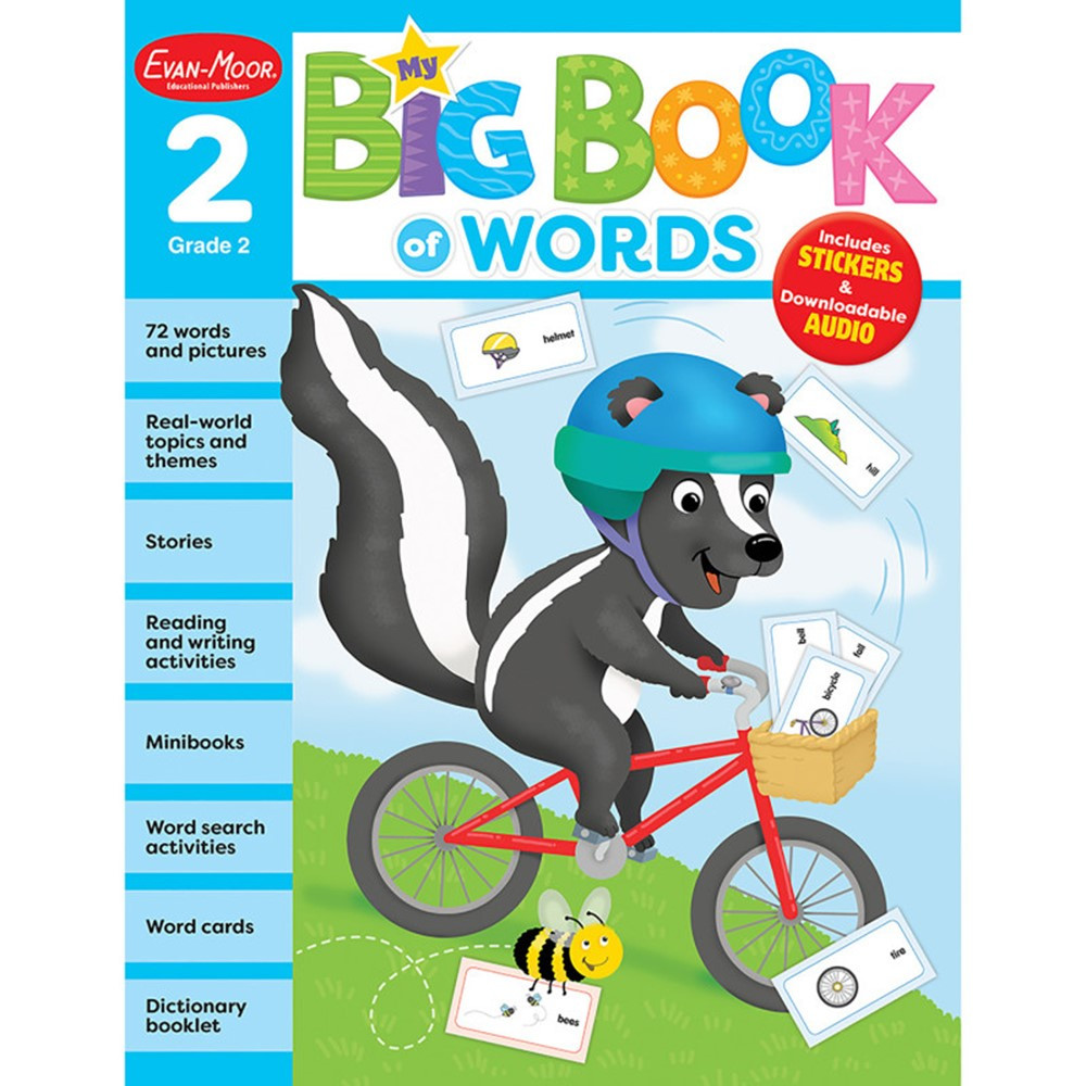 EMC3104 My First Big Book of Words, Grade 2