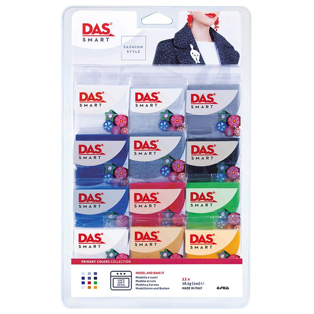 Pacon PACF322100 28.5g Das Smart Clay Set - Primary Set