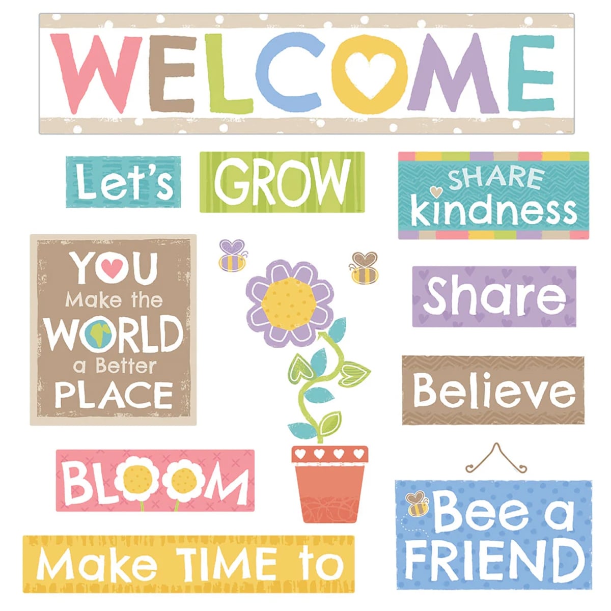 T-8324 Always Welcome Bulletin Board Set