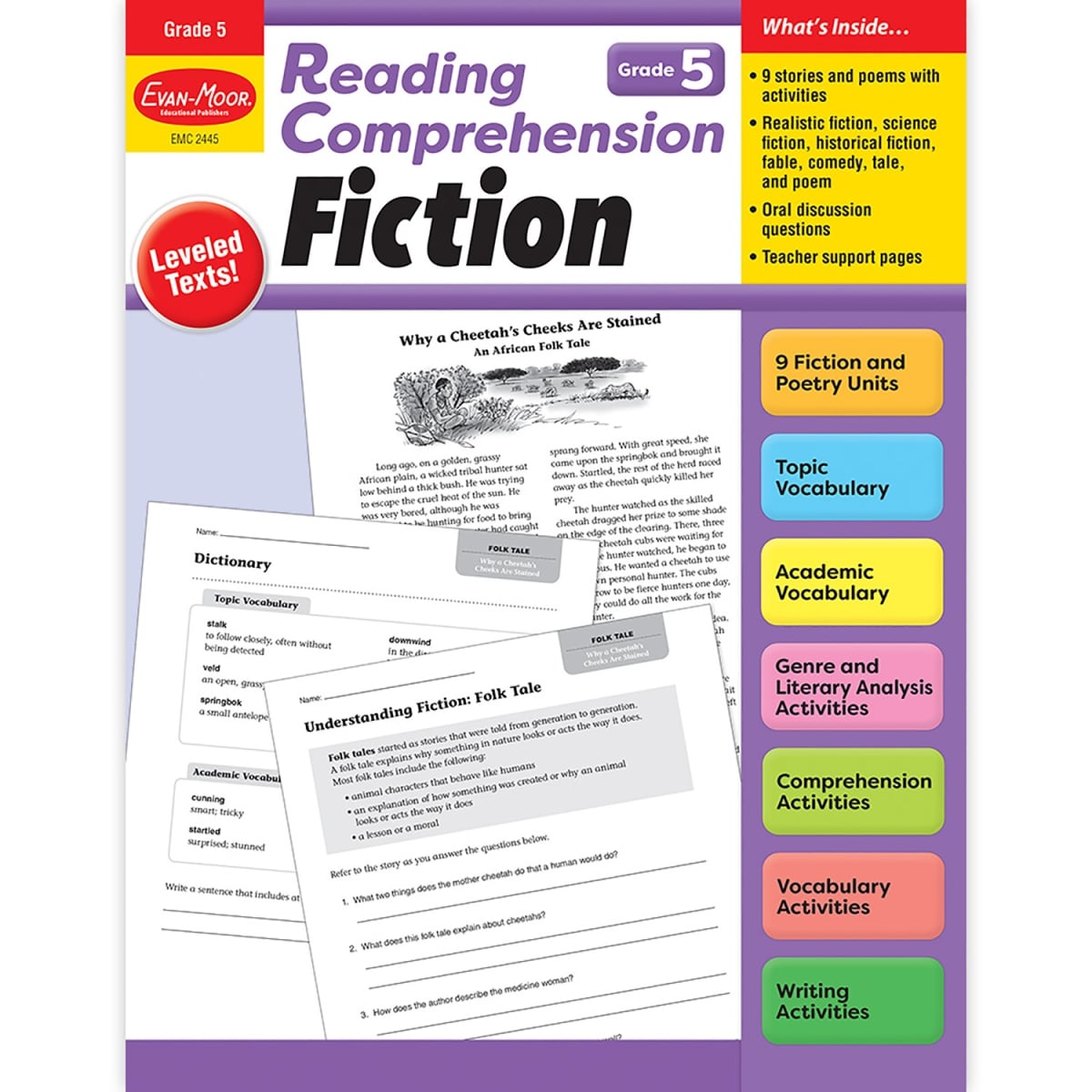 EMC2445 Grade 5 Reading Comprehension - Fiction
