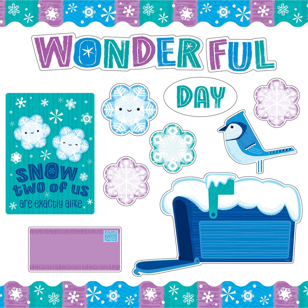 Frozen Fun Bulletin Board Set, 58-Piece Set