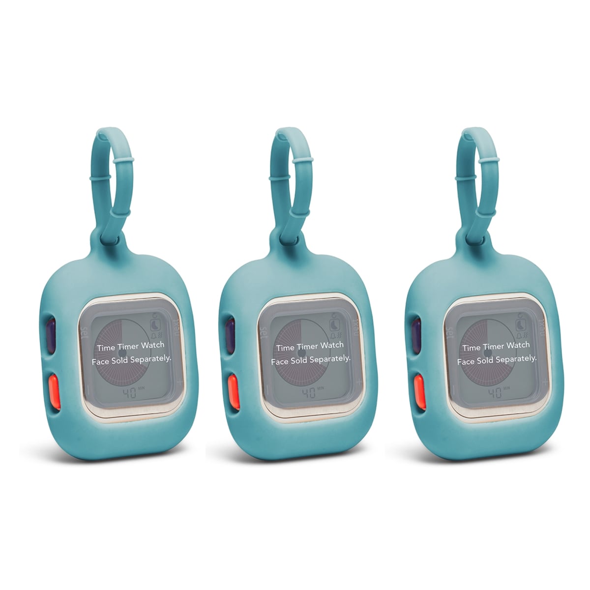 Watch FOB Accessory Watch Sold Separately, Caribbean Blue, 3PK