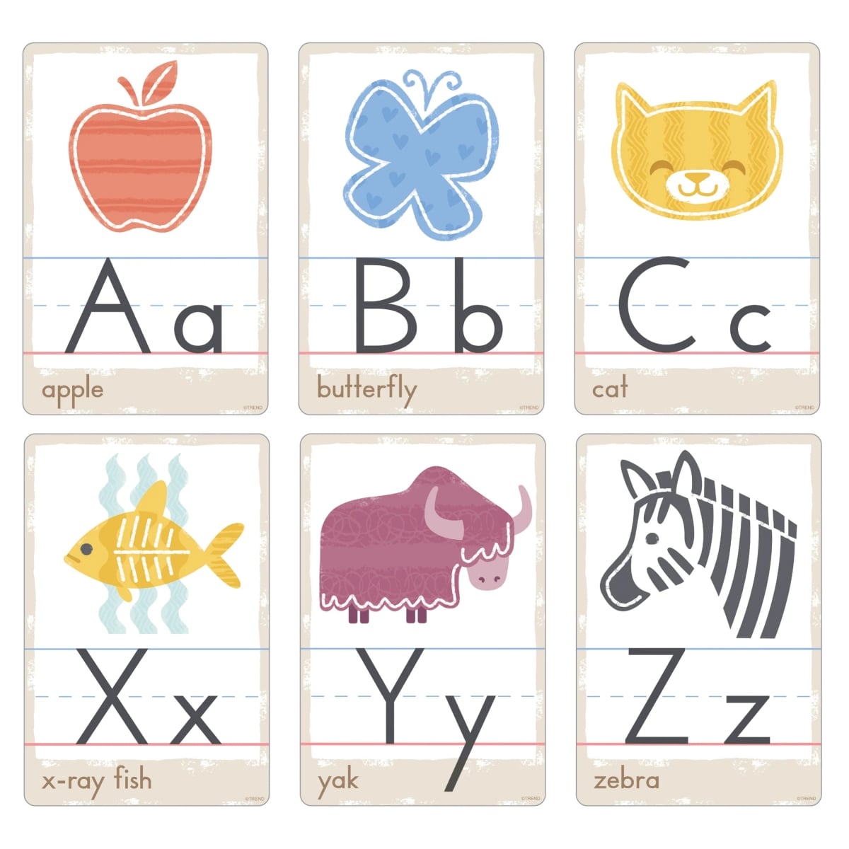 T-19023 Good Nature Alphabet Cards Learning Set