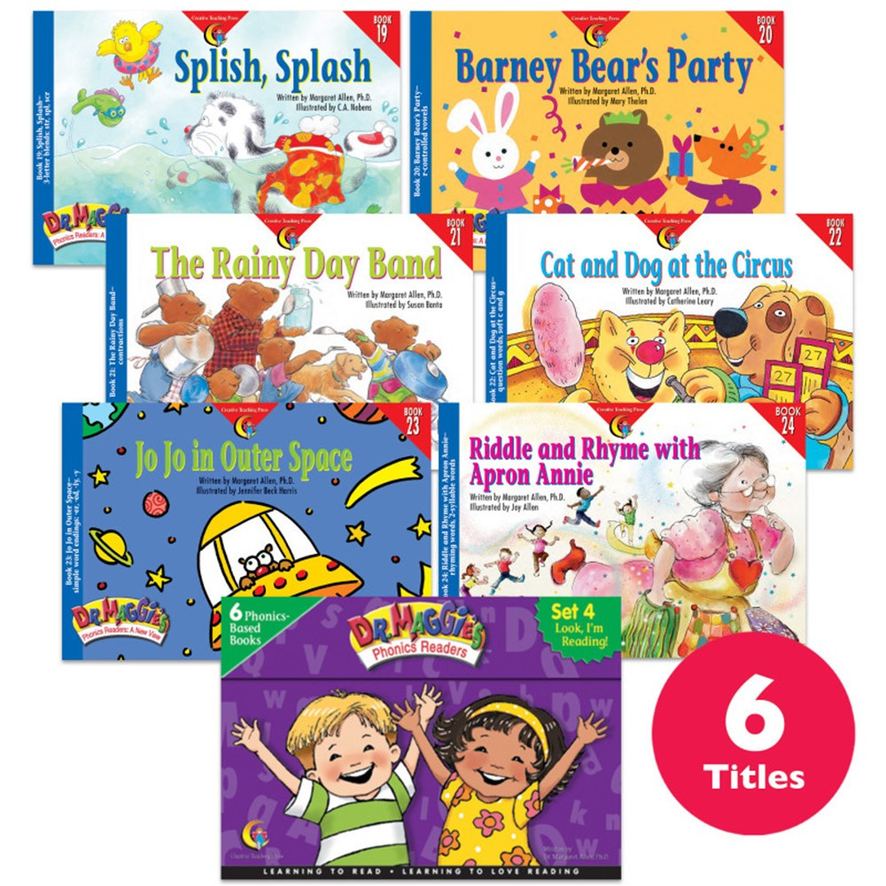 Picture of Creative Teaching Press CTP2888 Dr. Maggie Boxed Set 4 Book - Pack of 6