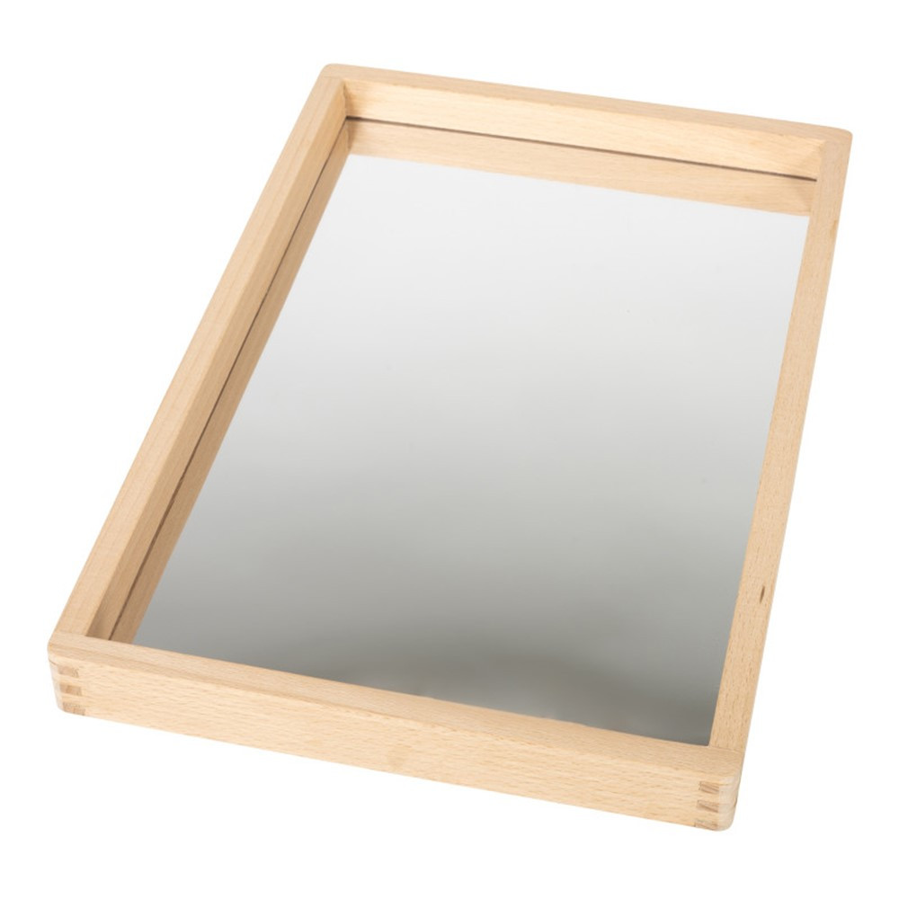 Picture of Learning Advantage CTU73536 Small Wooden Mirror Tray