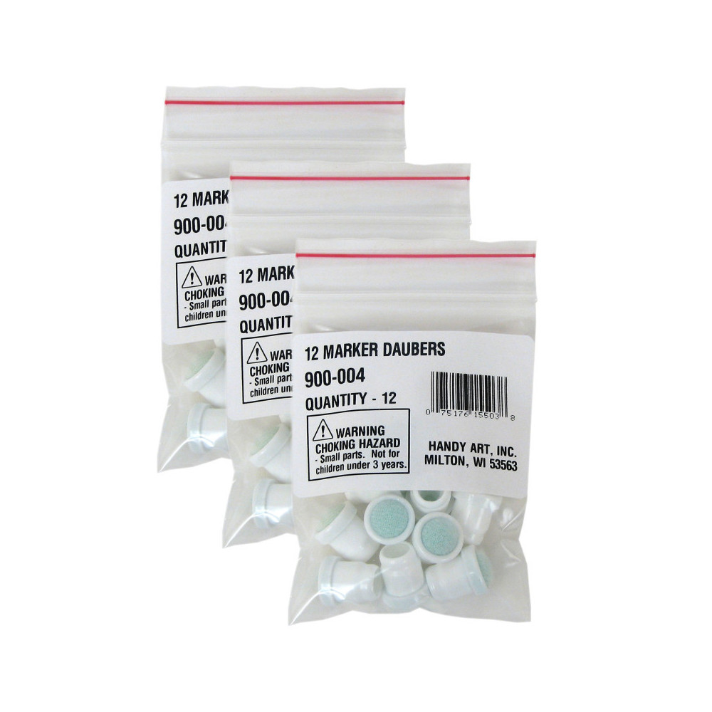 RPC900004-3 Marker Daubers Tips, 12 per Pack - Pack of 3