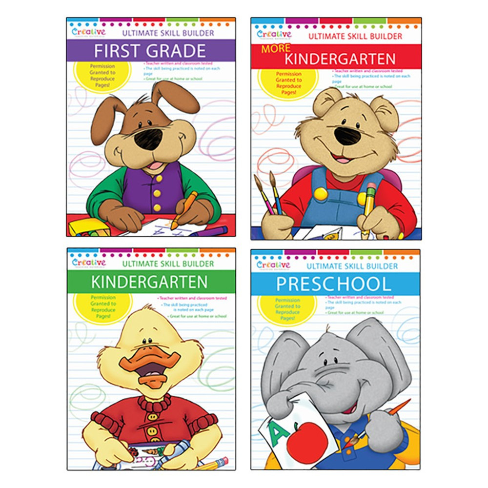 Picture of PBS Publishing PBSCTM2022 Ultimate Skill Builder Workbook Bundle - Set of 4