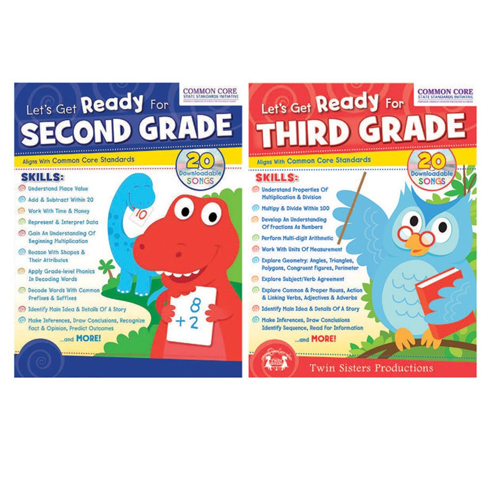 Picture of PBS Publishing PBSCTM2031 2nd & 3rd Grade Workbook Bundle