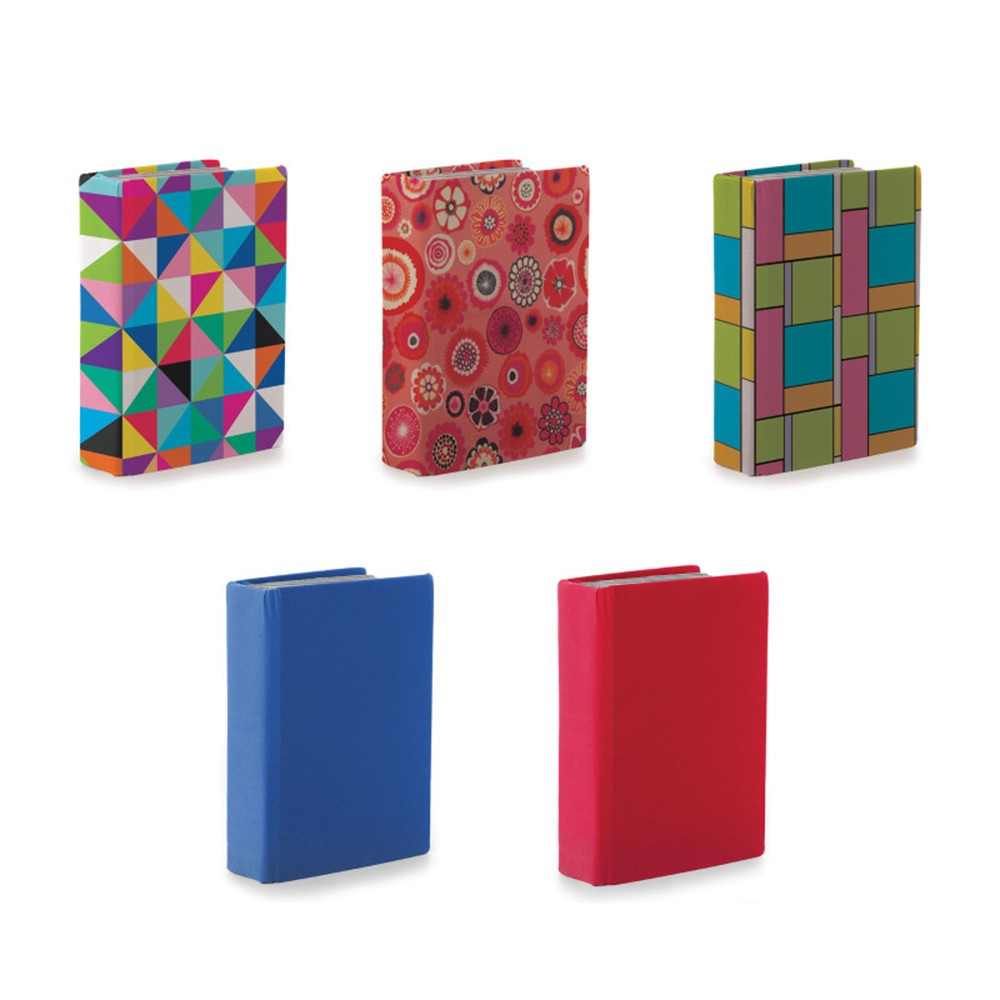 Picture of Kittrich KITBSJASST1224 Assorted Solid & Prints Jumbo Book Cover - 24 Count