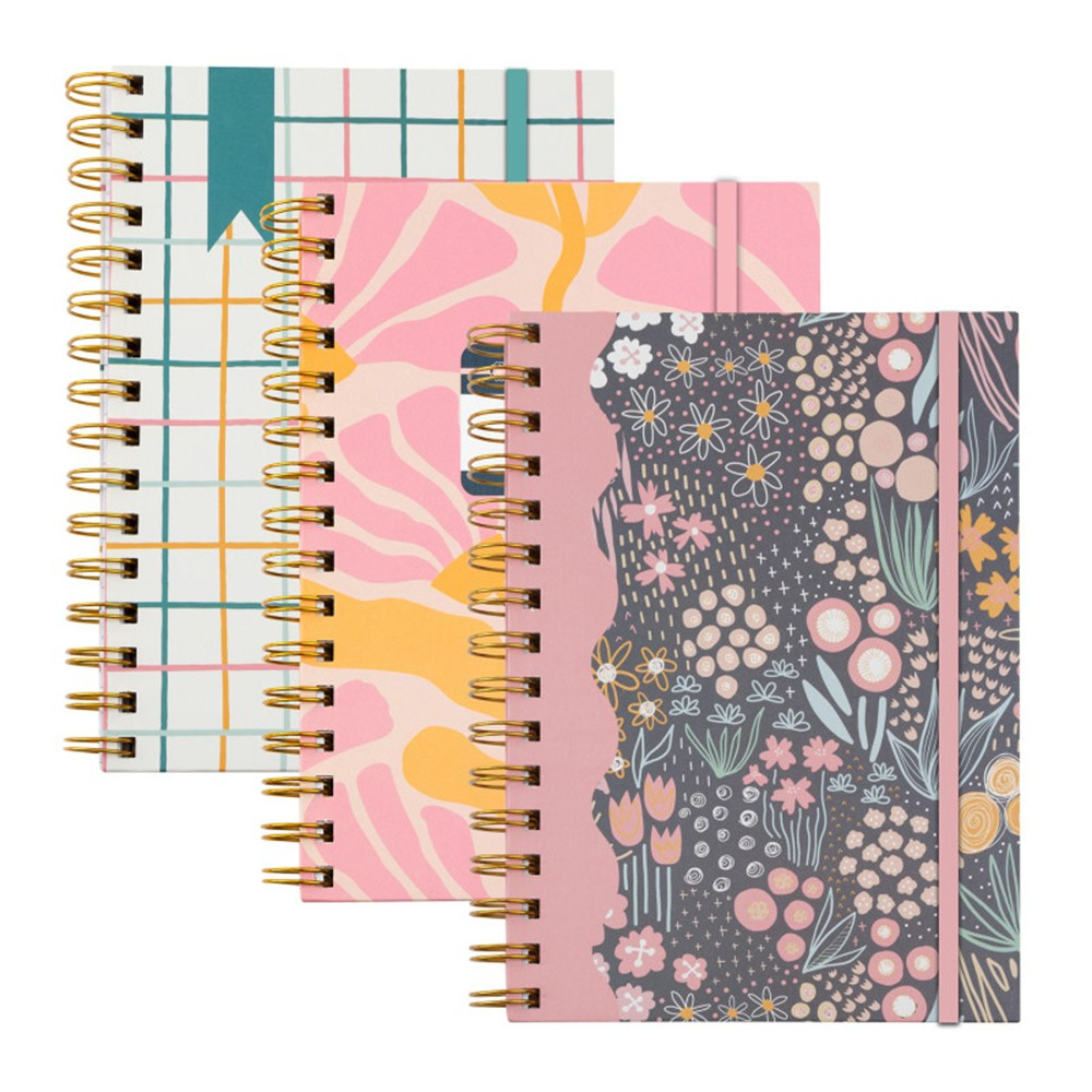 C-Line Products CLI24002 Signature Series Journals, Assorted Designs - Pack of 3