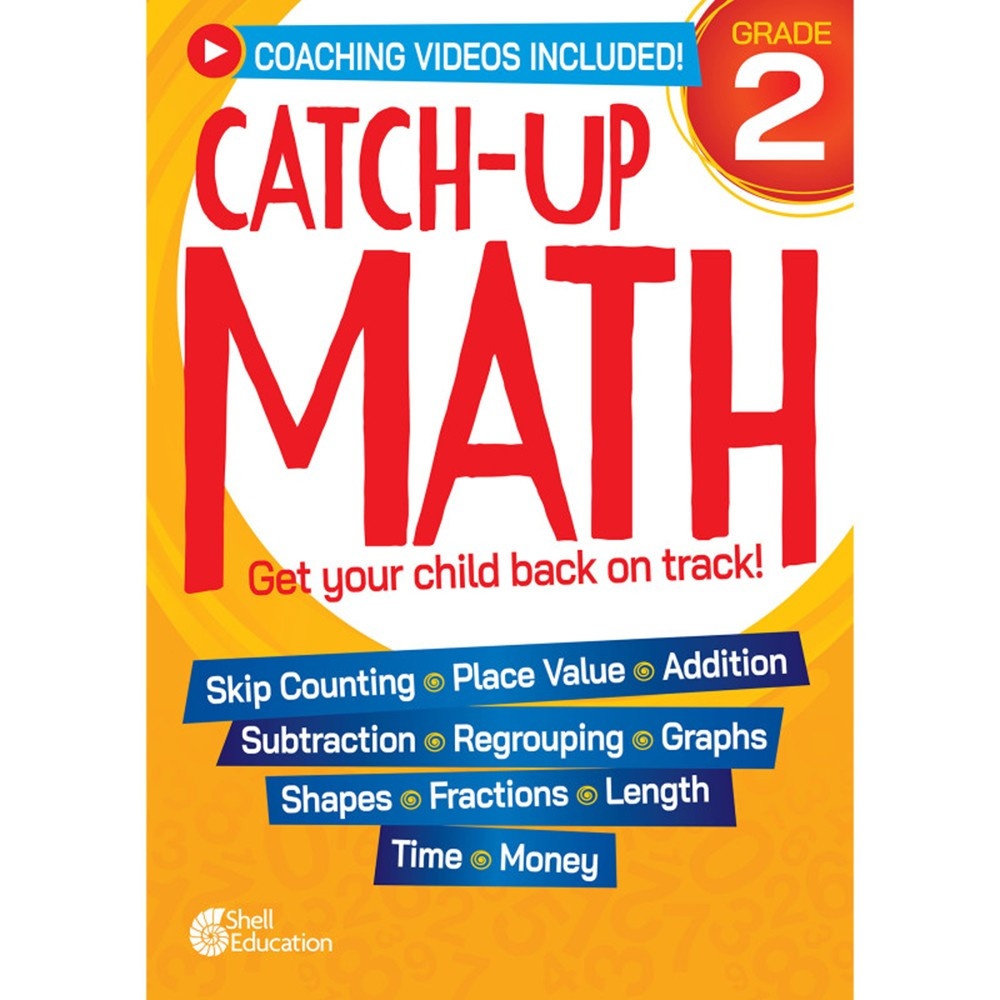 Picture of Shell Education SEP146444 Catch-Up Math Book for 2nd Grade