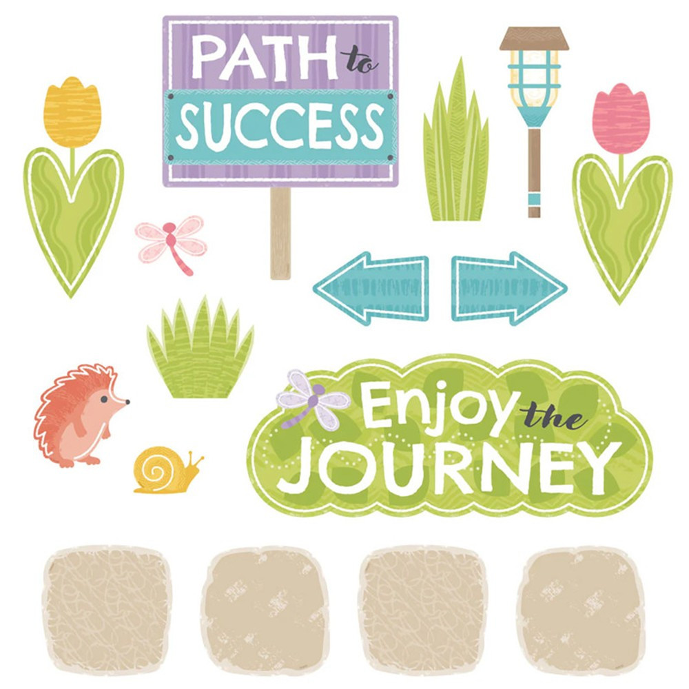 Picture of TREND Enterprises T-19026 Stepping Stones Bulletin Board Learning Set