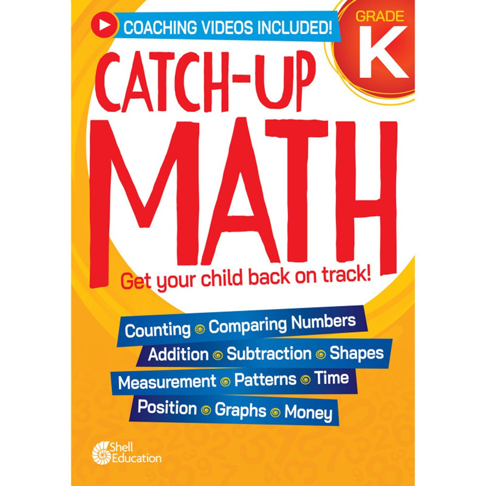 Picture of Shell Education SEP146442 Catch-Up Math Book for Kindergarten