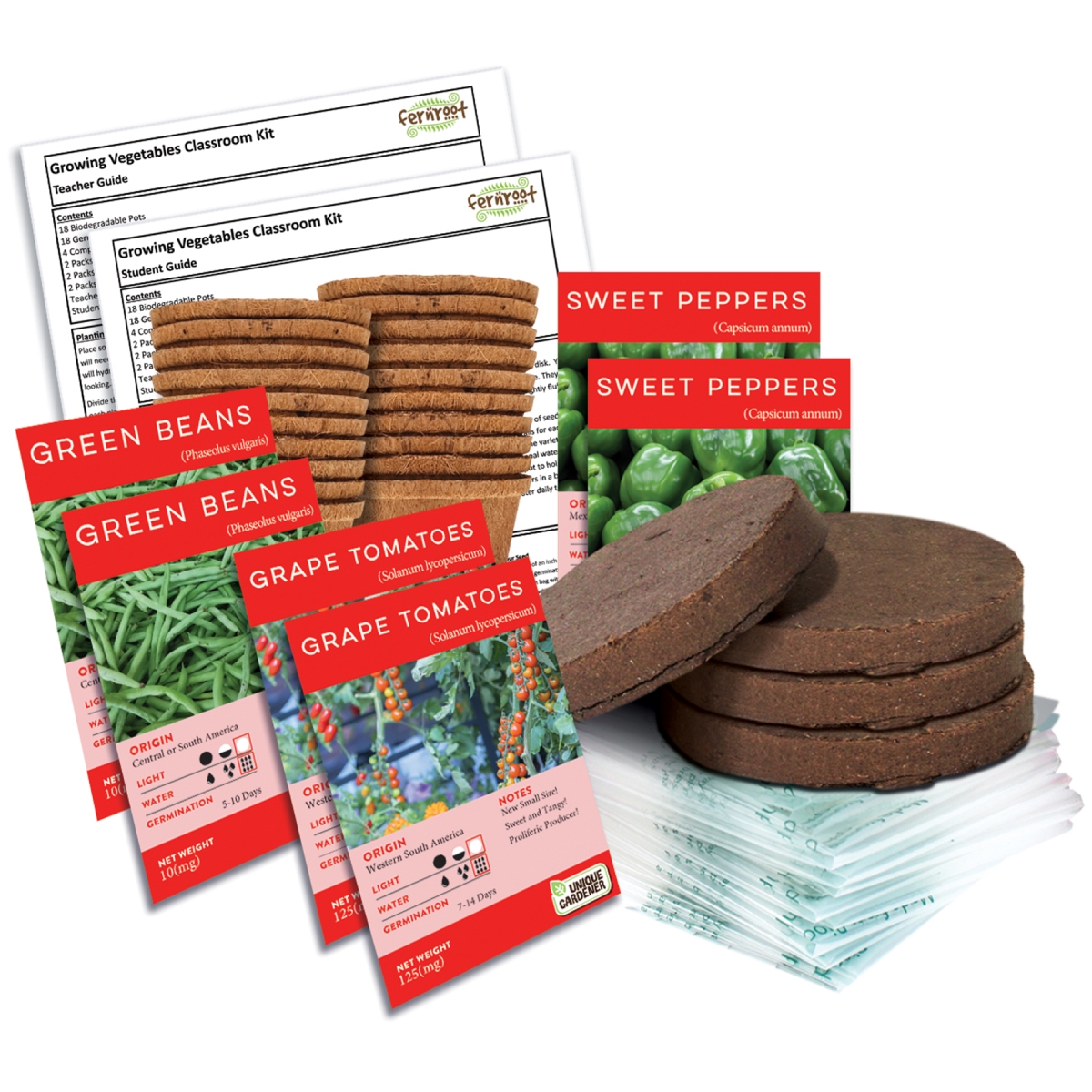 Picture of Silver Circle Products SRCCKVG505 Growing Vegetables Classroom Kit