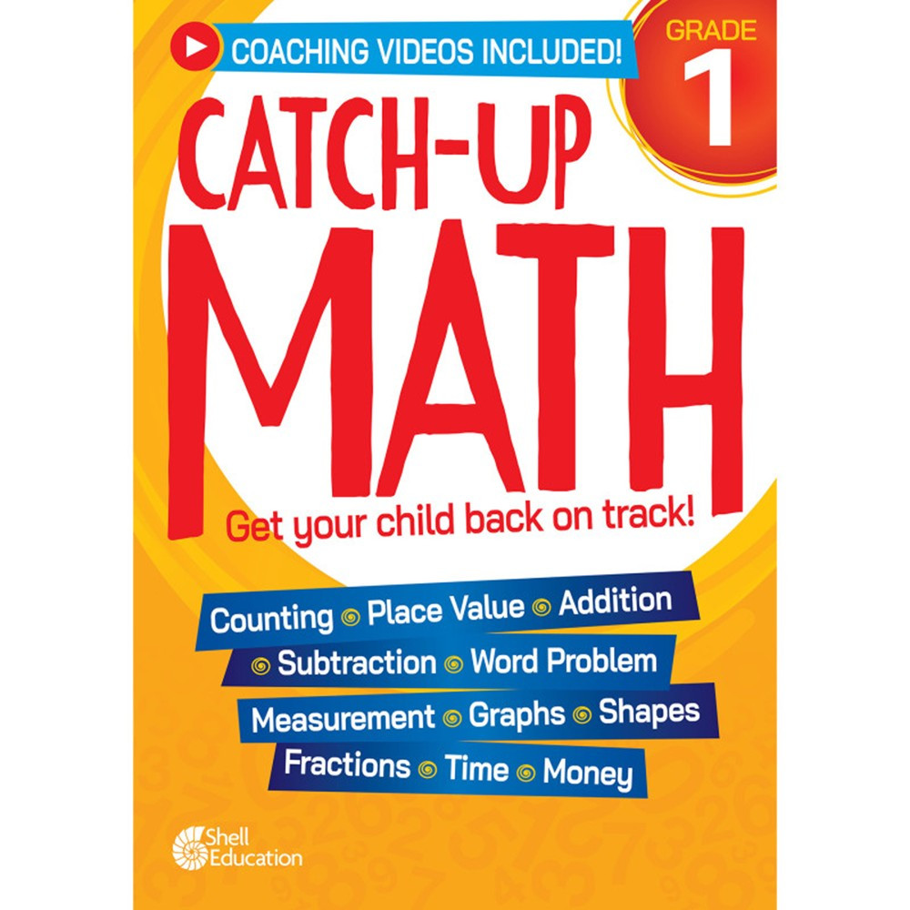 Picture of Shell Education SEP146443 Catch-Up Math Book for 1st Grade