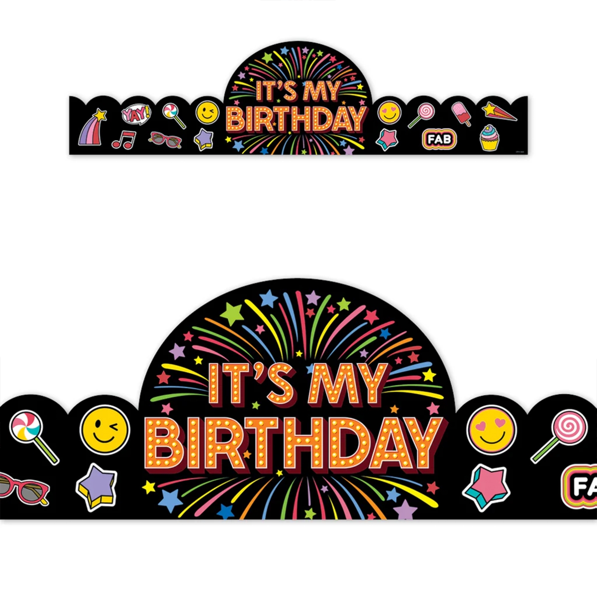 CTP11015 Core Decor Happy Birthday Crowns