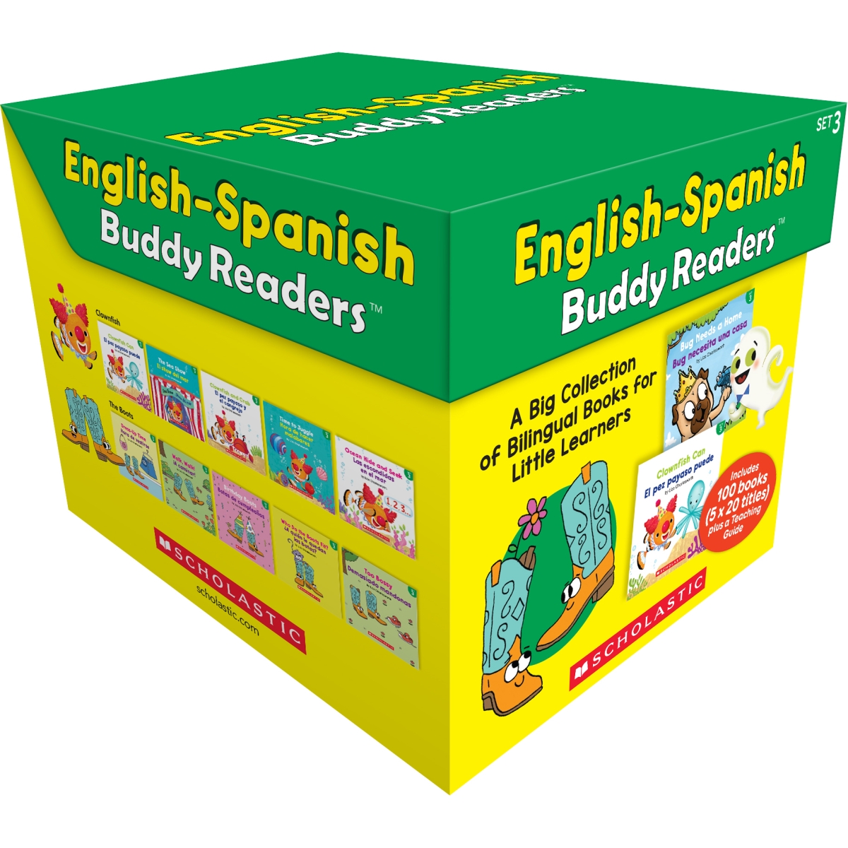 Picture of Scholastic Teaching Resources SC-9781546160502 English-Spanish Buddy Readers Book Set 3