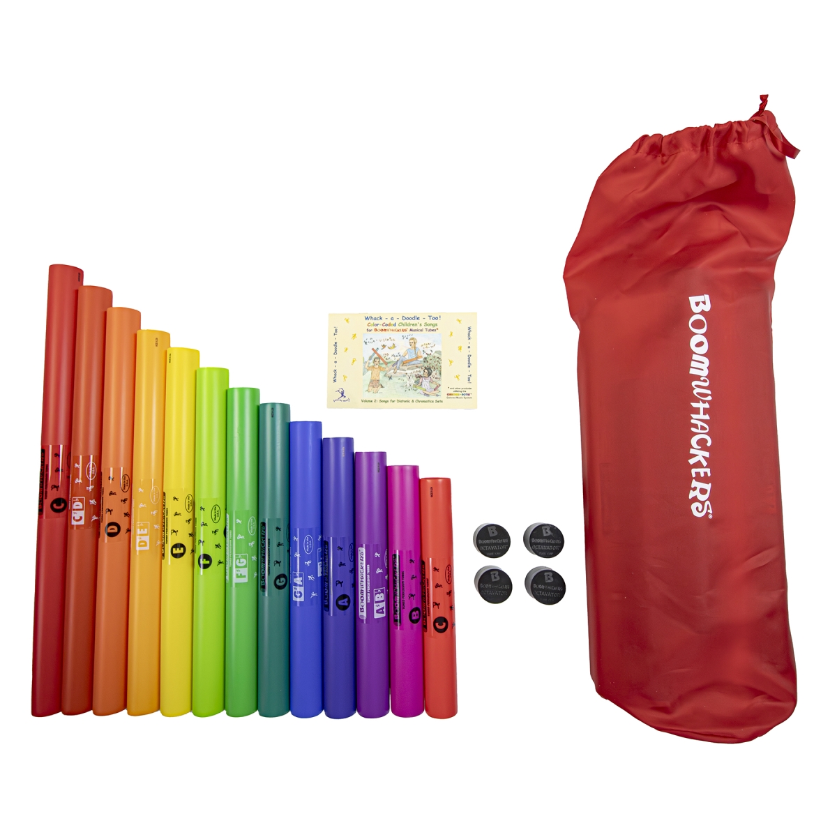 Rhythm Band Instruments RB-BW130C4 Boomwhacker Percussion Tubes Full Diatonic Kit