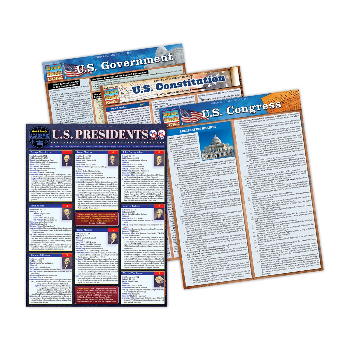 Picture of Barcharts QS-9781423251248 Laminated Study Guide - 4 Count