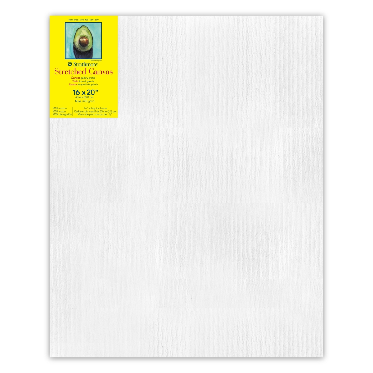 STT31416 16 x 20 in. 300 Series Strathmore Gallery Stretched Canvas