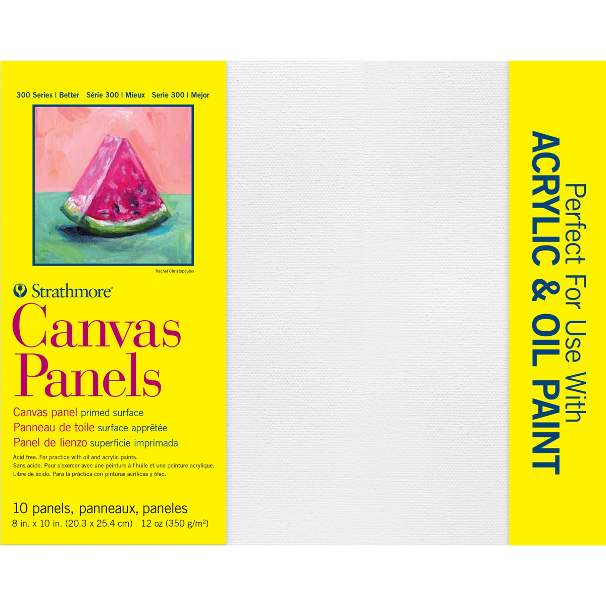 STTP31108 8 x 10 in. 300 Series Canvas Panel, Pack of 10