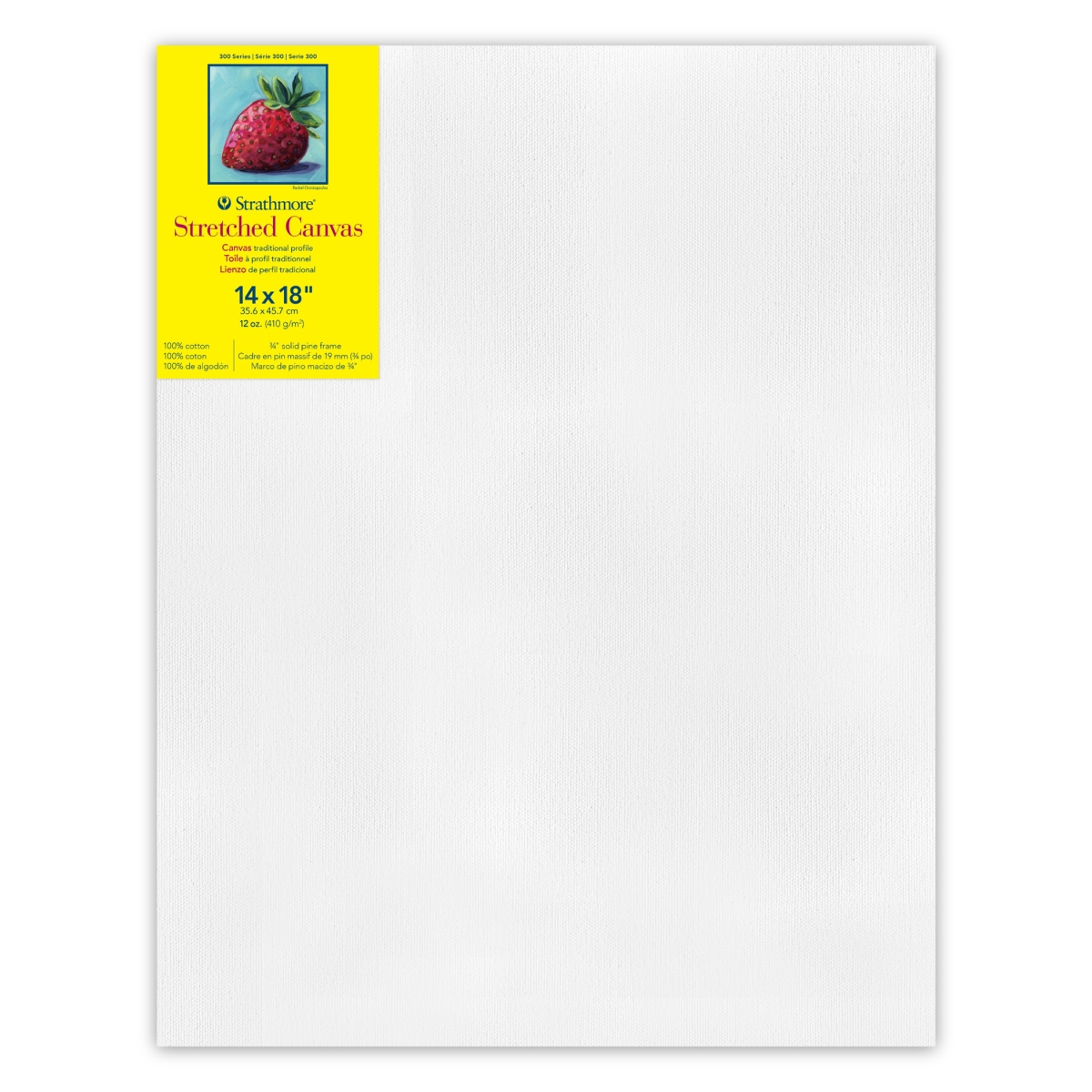 STT31314 14 x 18 in. 300 Series Strathmore Traditional Stretched Canvas