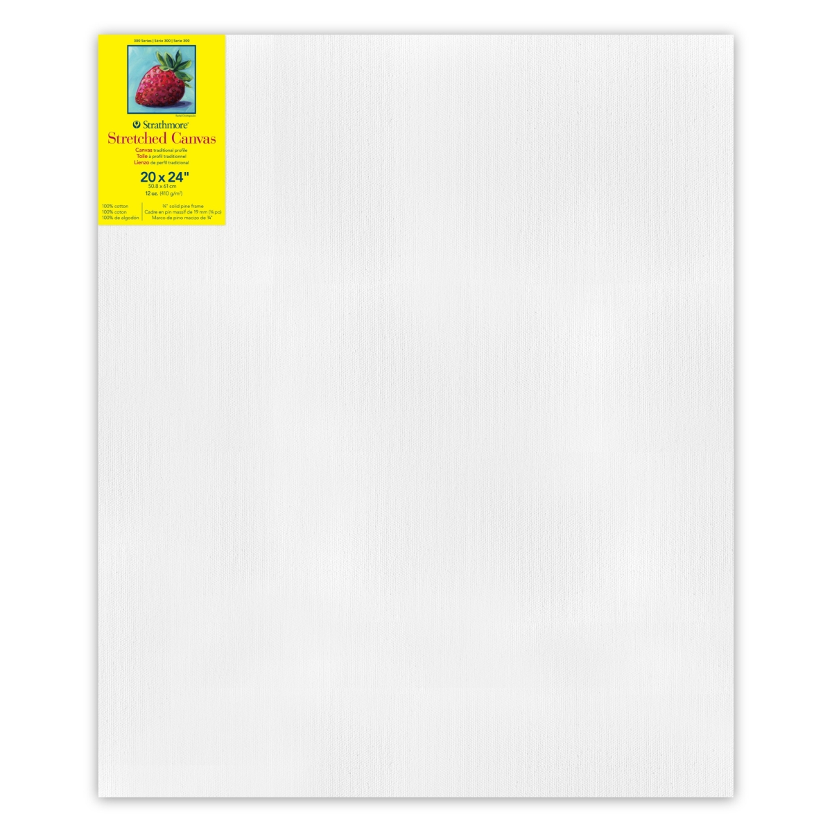 STT31320 20 x 24 in. 300 Series Strathmore Traditional Stretched Canvas
