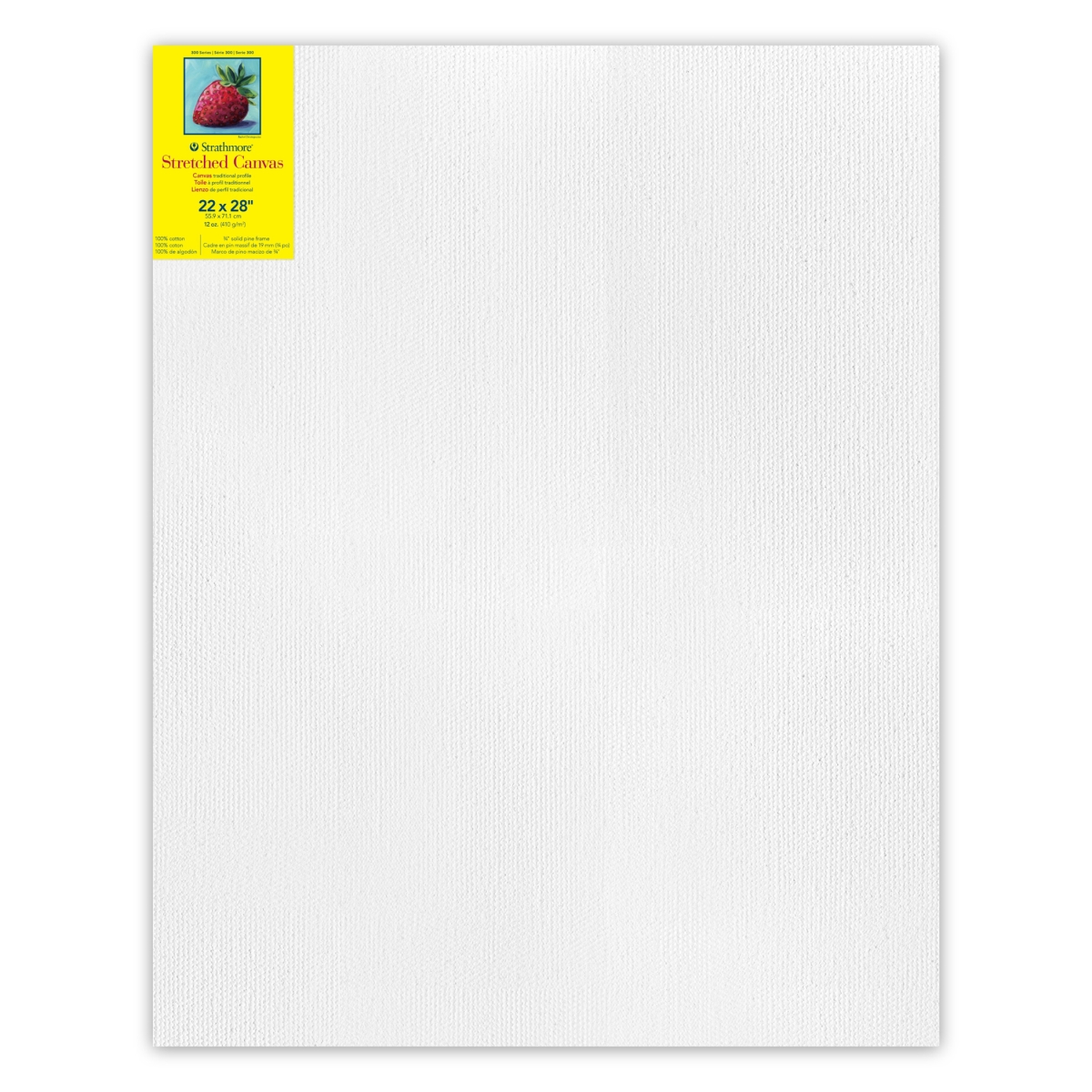 STT31322 22 x 28 in. 300 Series Strathmore Traditional Stretched Canvas