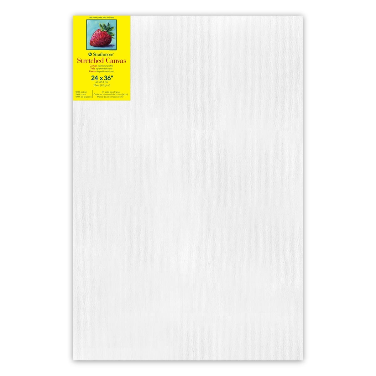 STT31346 24 x 36 in. 300 Series Strathmore Traditional Stretched Canvas