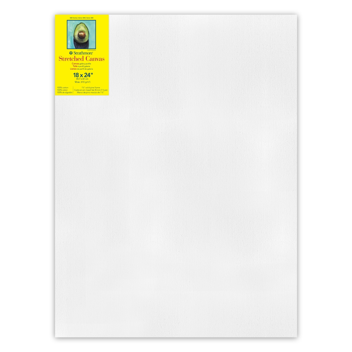 STT31418 18 x 24 in. 300 Series Strathmore Gallery Stretched Canvas