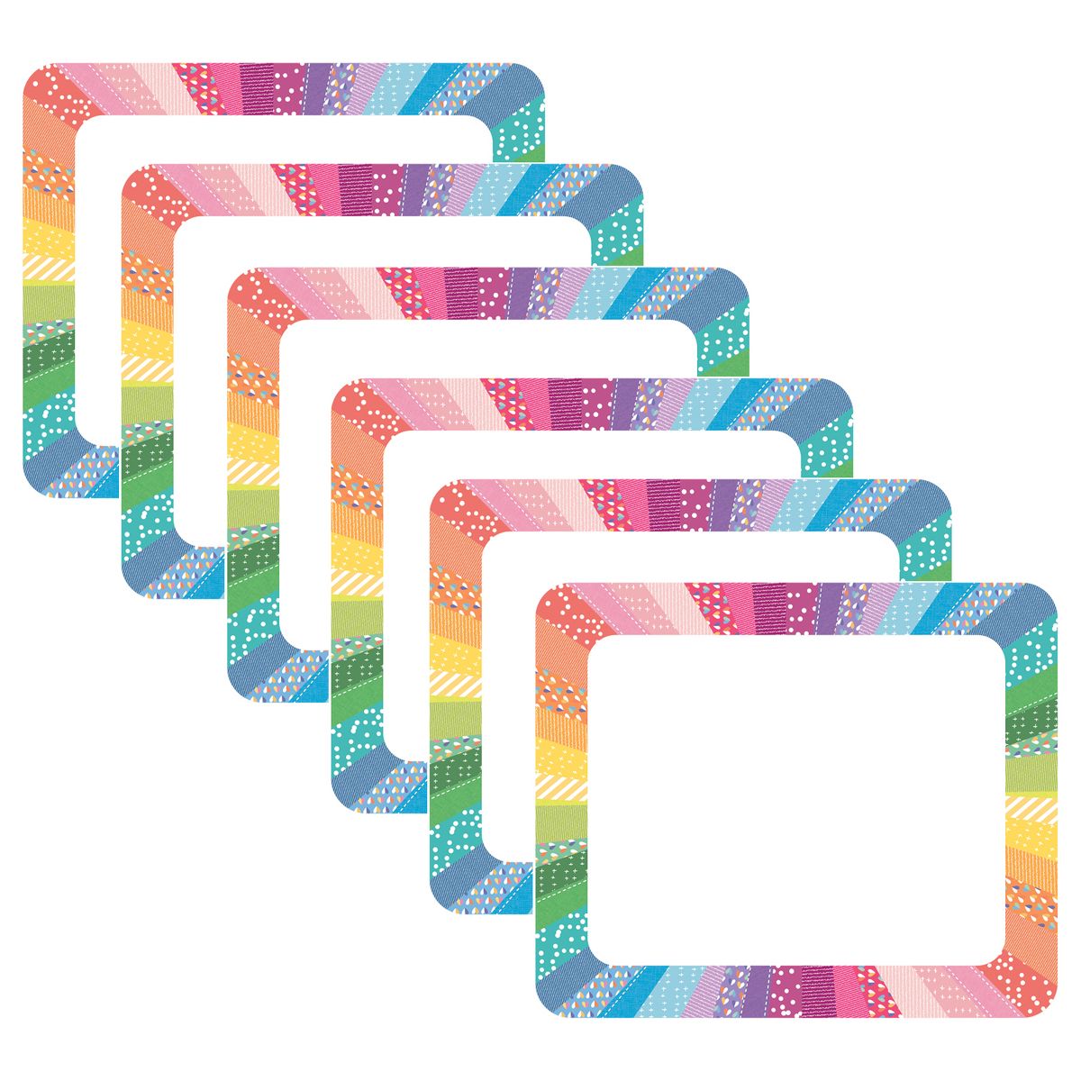 Picture of Carson Dellosa CD-150094-6 Crafty & Cool Name Tags for 4 Years & Up&#44; Paper - Pack of 6