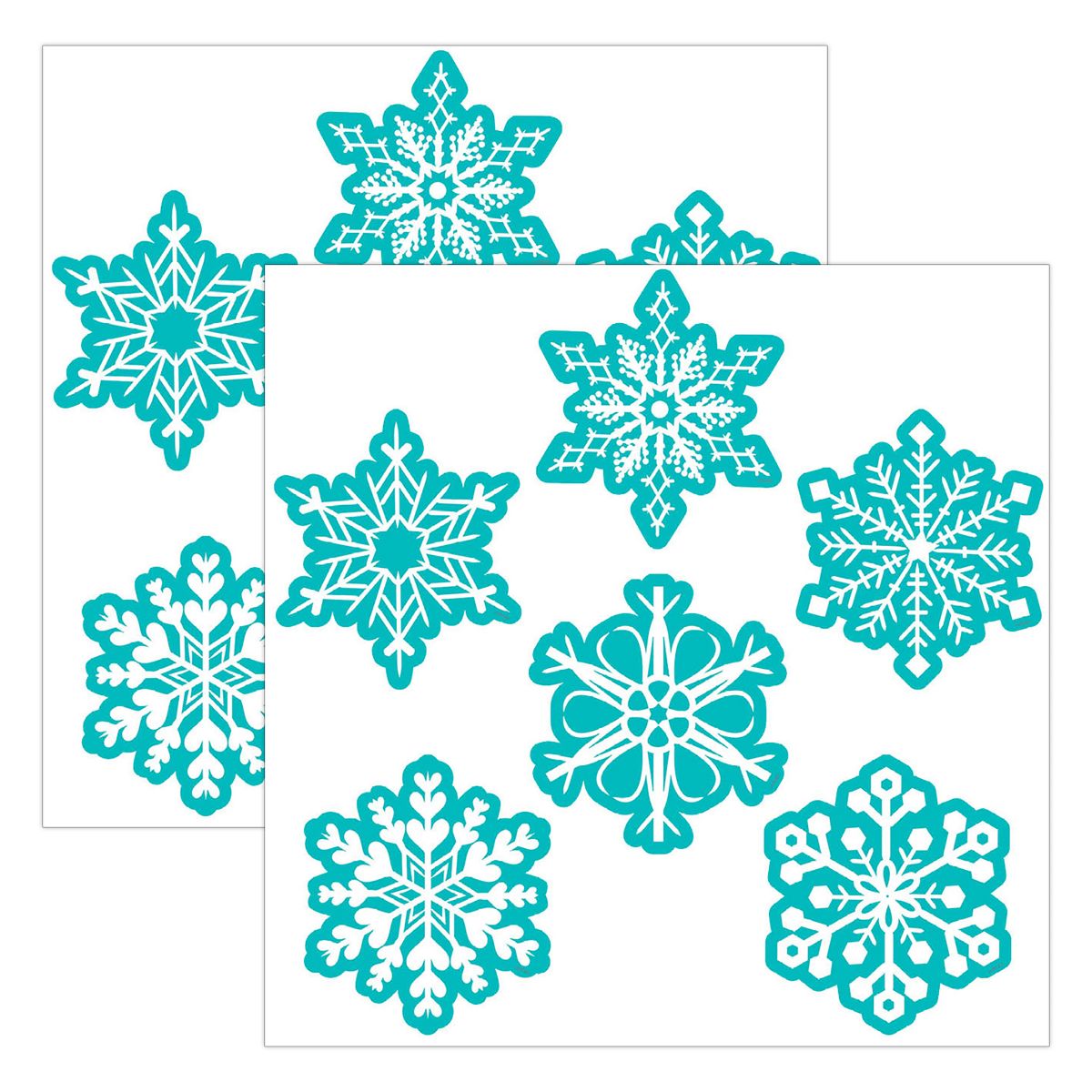 Picture of Creative Teaching Press CTP10595-2 6 in. Snowflakes Designer Cut-Outs&#44; Pack of 2