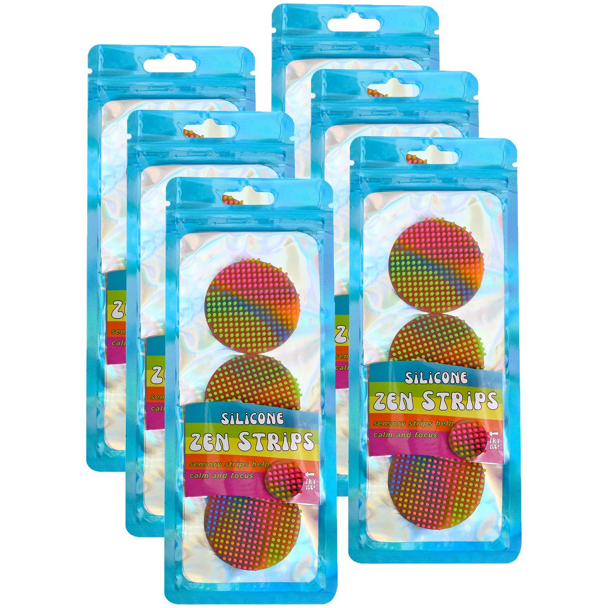 Picture of The Pencil Grip TPG89706 Creations Silicone Zen Dots&#44; Pack of 6