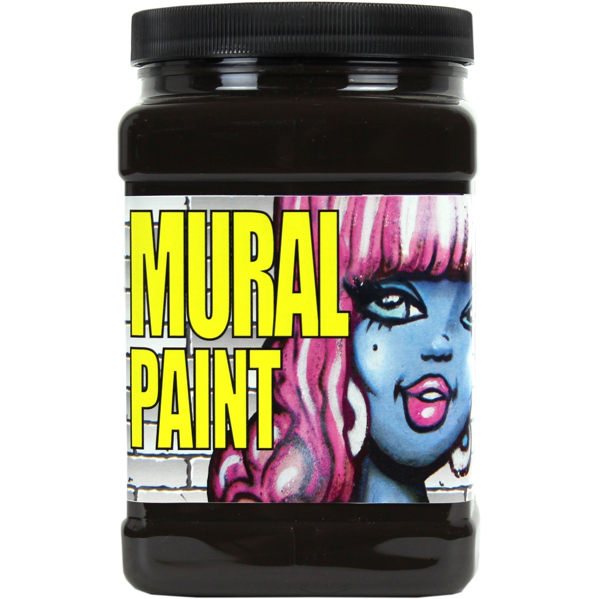 Chroma CRM2798 0.5 gal Mural Paint Pint, Blacktop Black