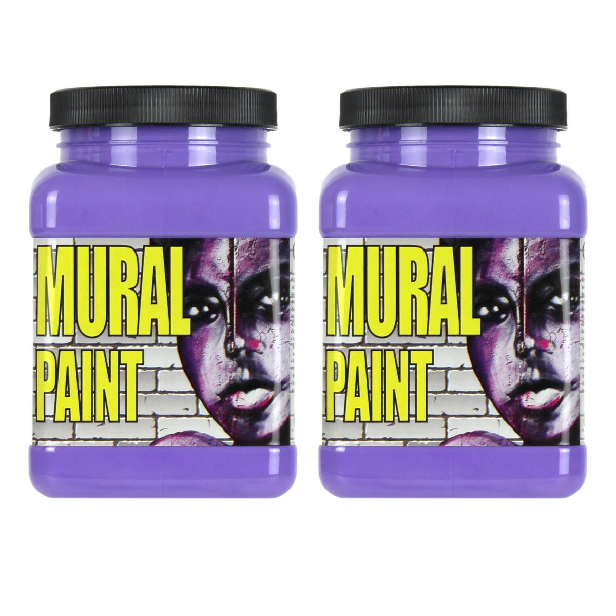 Chroma CRM2502-2 Mural Paint Pint, Maquerade Light Purple - Pack of 2